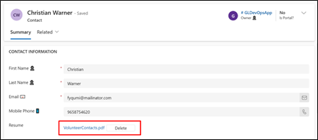 How to Attach a File to a File-Type Field in Dynamics 365 using Power Apps Portal