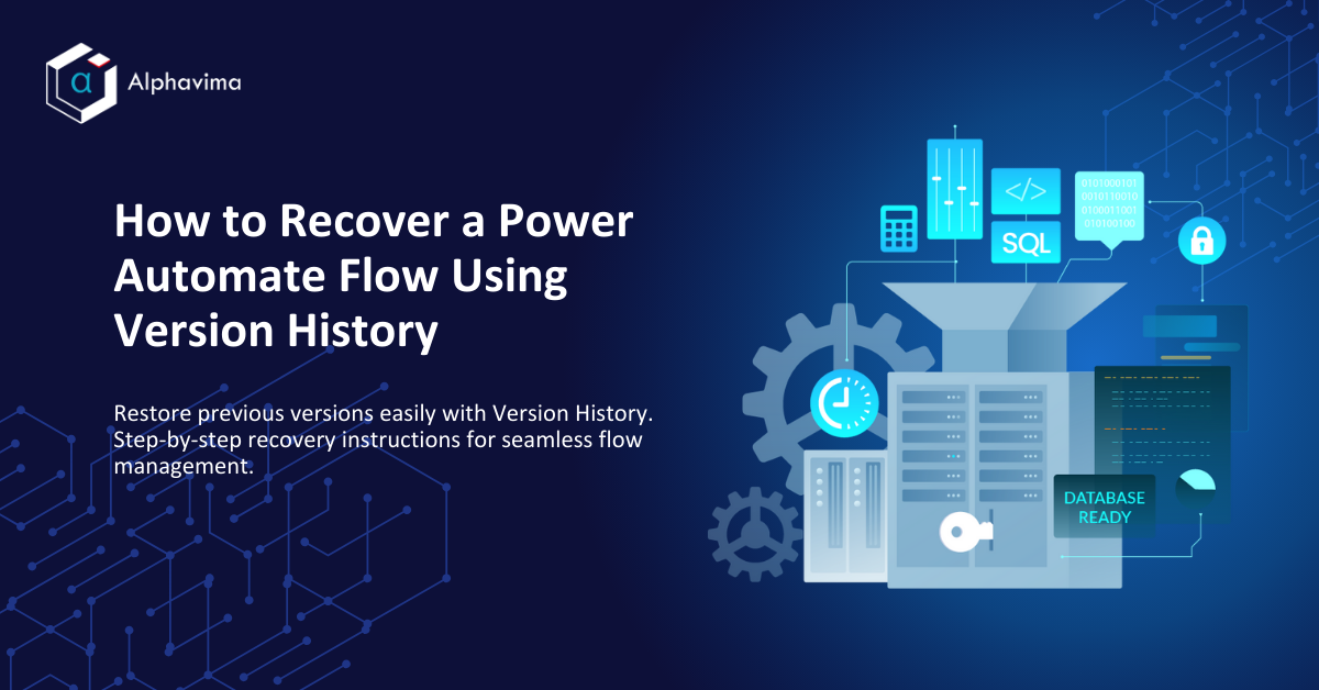 Recover Power Automate Flow Using Version History